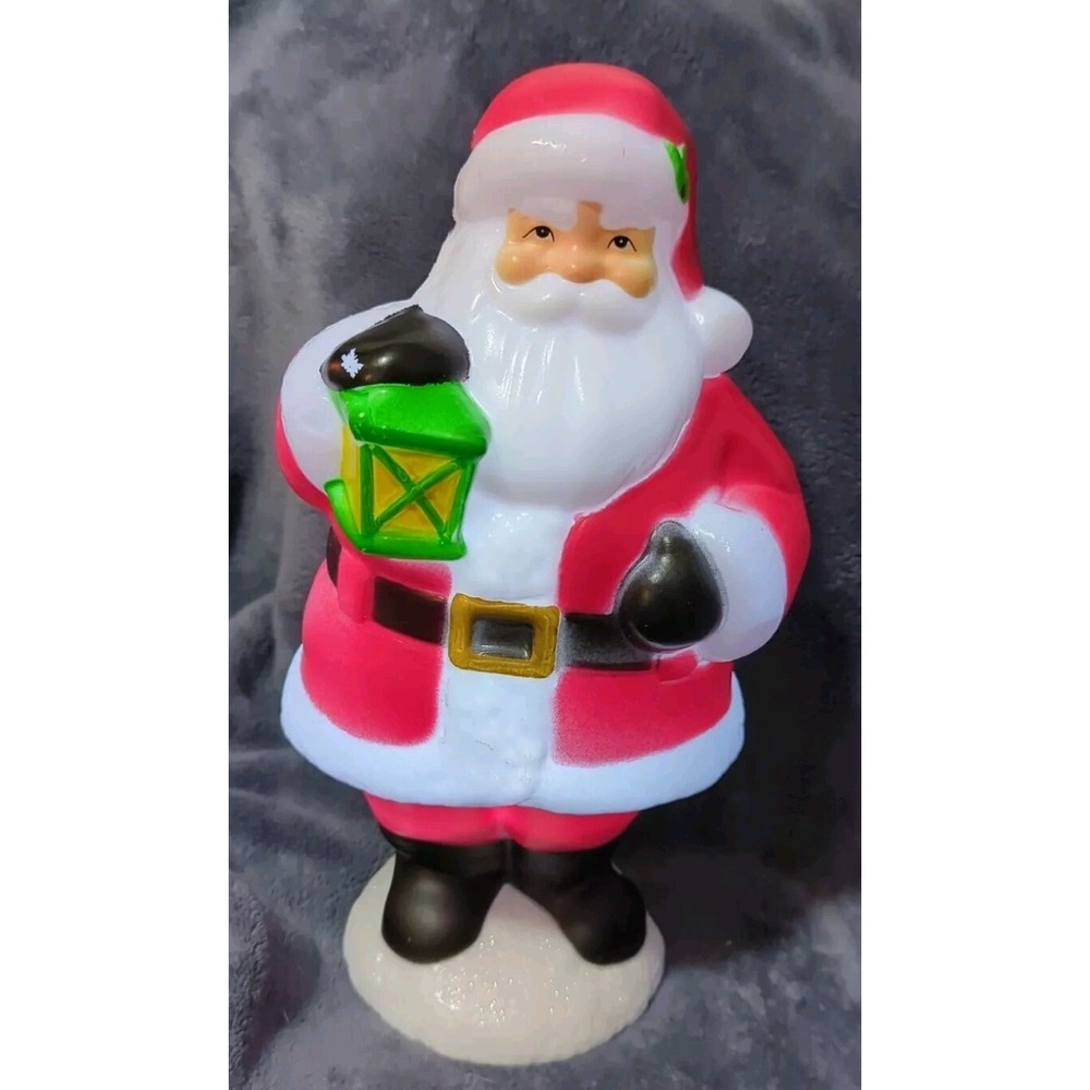 Holiday Time Christmas Santa Claus Table‎ Top Indoor 11" Light Up Blow Mold